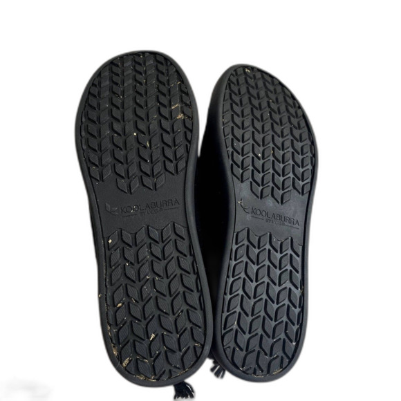 Koolaburra by Ugg Isana Ankle Bootie Black‎ Suede Sheepskin Women's Size 10 - Picture 6 of 7